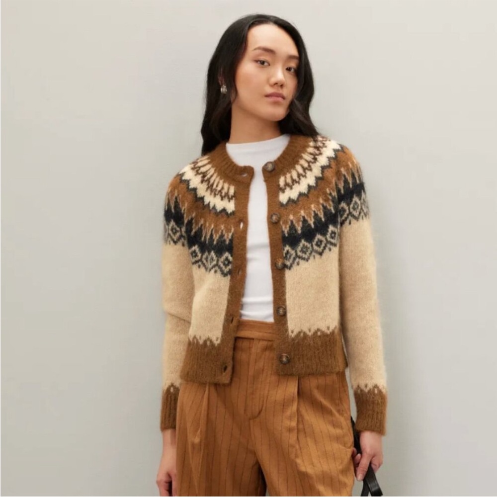 Ralph lauren fair isle cardigan